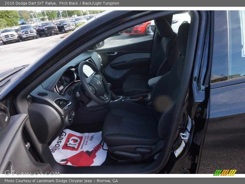 Pitch Black / Black/Light Tungsten 2016 Dodge Dart SXT Rallye