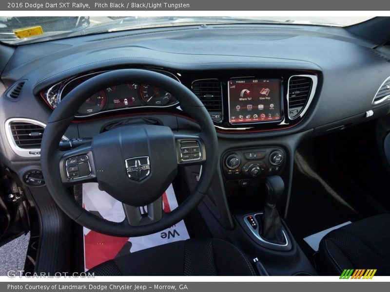 Pitch Black / Black/Light Tungsten 2016 Dodge Dart SXT Rallye