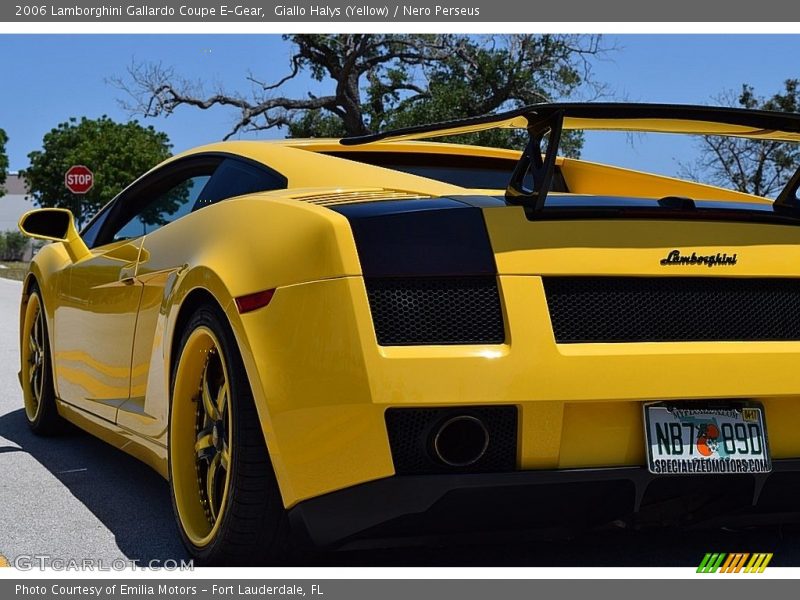 Giallo Halys (Yellow) / Nero Perseus 2006 Lamborghini Gallardo Coupe E-Gear