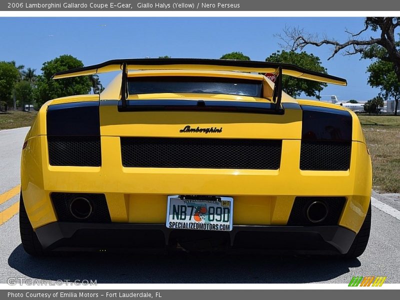 Giallo Halys (Yellow) / Nero Perseus 2006 Lamborghini Gallardo Coupe E-Gear