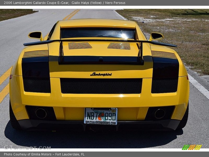 Giallo Halys (Yellow) / Nero Perseus 2006 Lamborghini Gallardo Coupe E-Gear