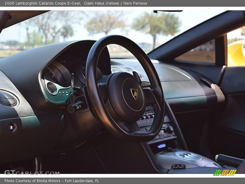 Giallo Halys (Yellow) / Nero Perseus 2006 Lamborghini Gallardo Coupe E-Gear