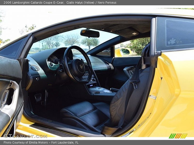 Giallo Halys (Yellow) / Nero Perseus 2006 Lamborghini Gallardo Coupe E-Gear