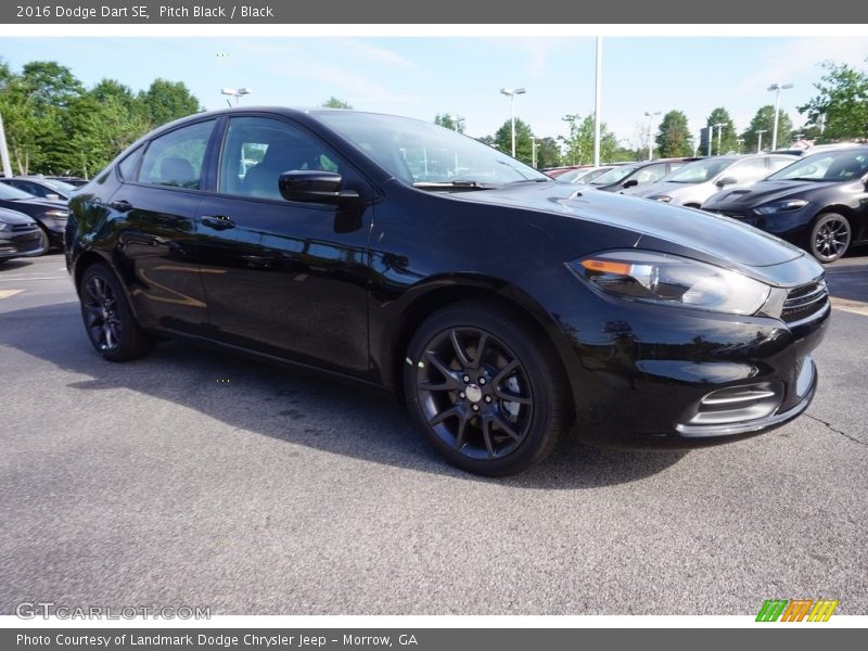Pitch Black / Black 2016 Dodge Dart SE