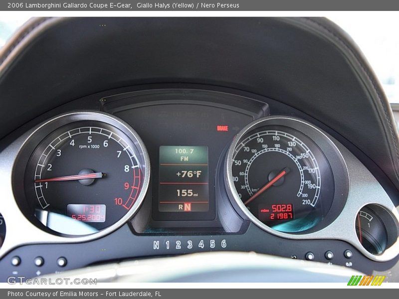  2006 Gallardo Coupe E-Gear Coupe E-Gear Gauges