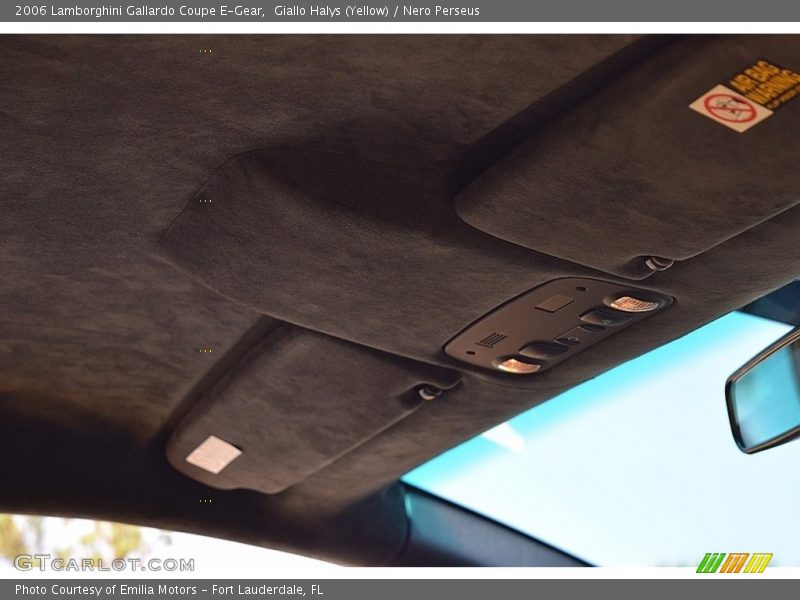 Giallo Halys (Yellow) / Nero Perseus 2006 Lamborghini Gallardo Coupe E-Gear