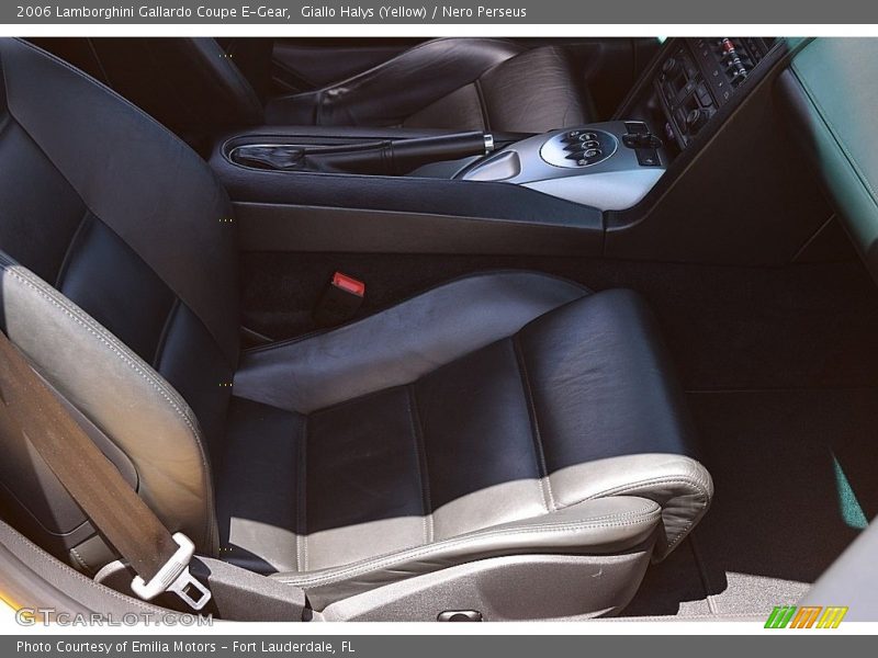 Giallo Halys (Yellow) / Nero Perseus 2006 Lamborghini Gallardo Coupe E-Gear