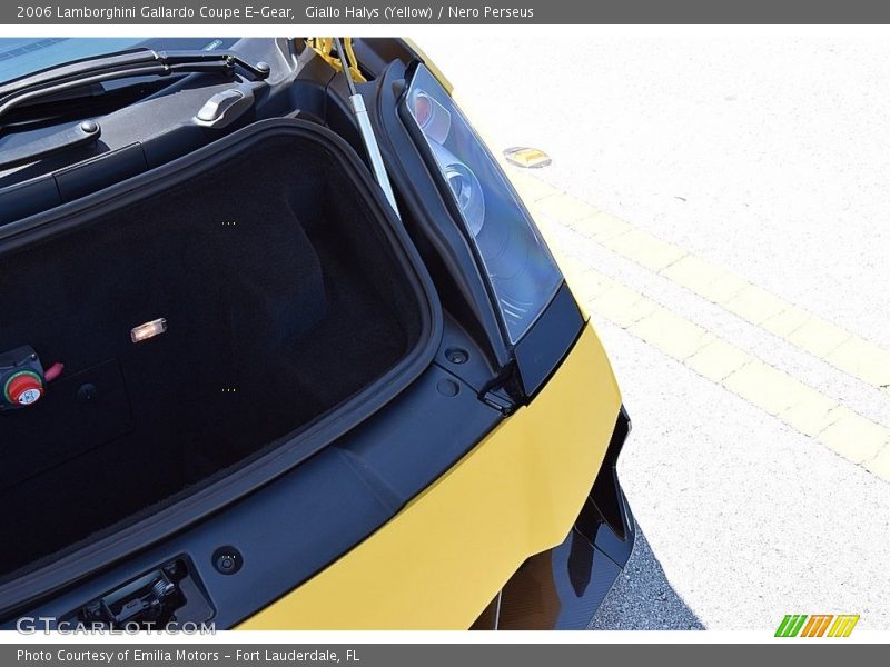 Giallo Halys (Yellow) / Nero Perseus 2006 Lamborghini Gallardo Coupe E-Gear