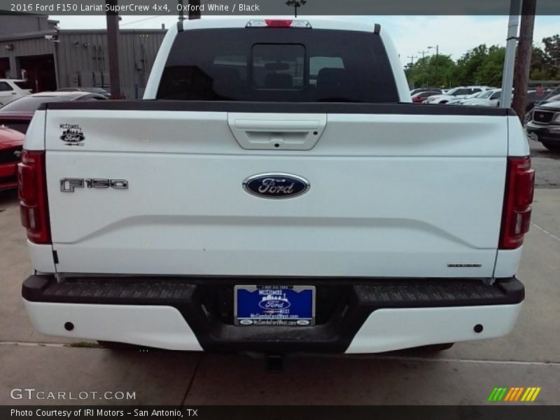Oxford White / Black 2016 Ford F150 Lariat SuperCrew 4x4