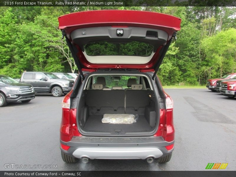 Ruby Red Metallic / Medium Light Stone 2016 Ford Escape Titanium