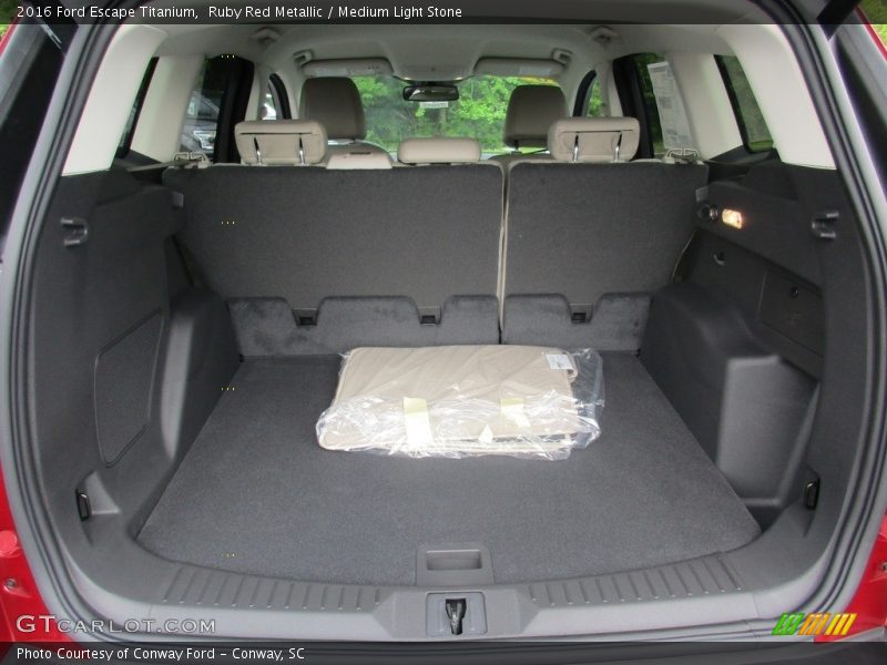 Ruby Red Metallic / Medium Light Stone 2016 Ford Escape Titanium