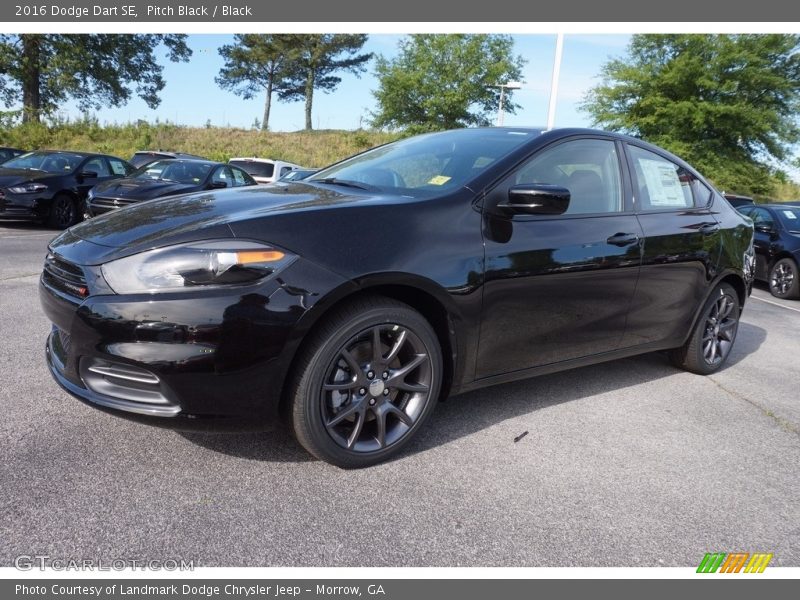Pitch Black / Black 2016 Dodge Dart SE