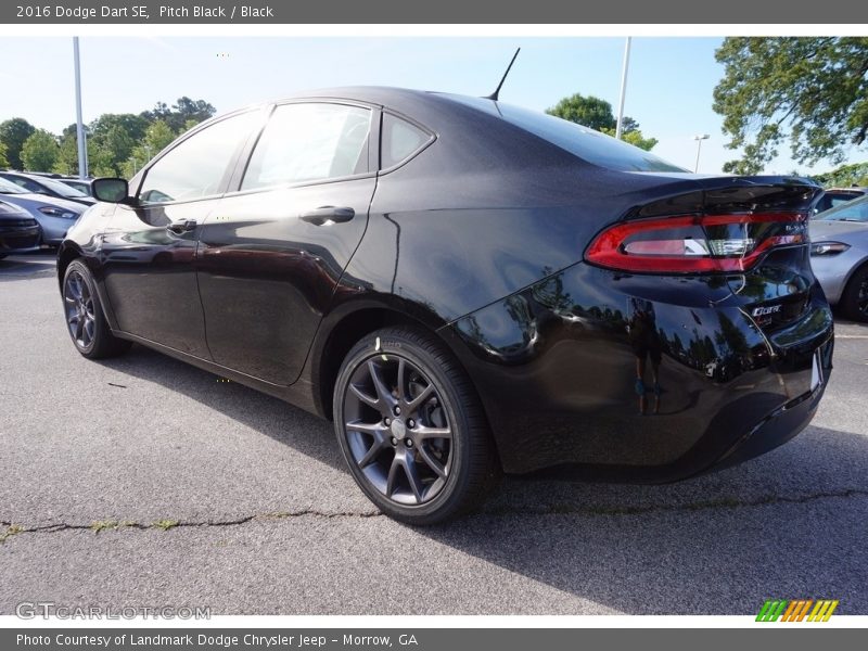 Pitch Black / Black 2016 Dodge Dart SE