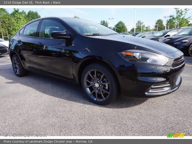 Pitch Black / Black 2016 Dodge Dart SE