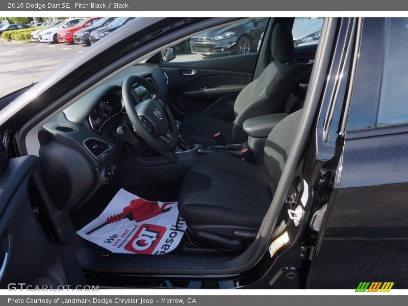 Pitch Black / Black 2016 Dodge Dart SE