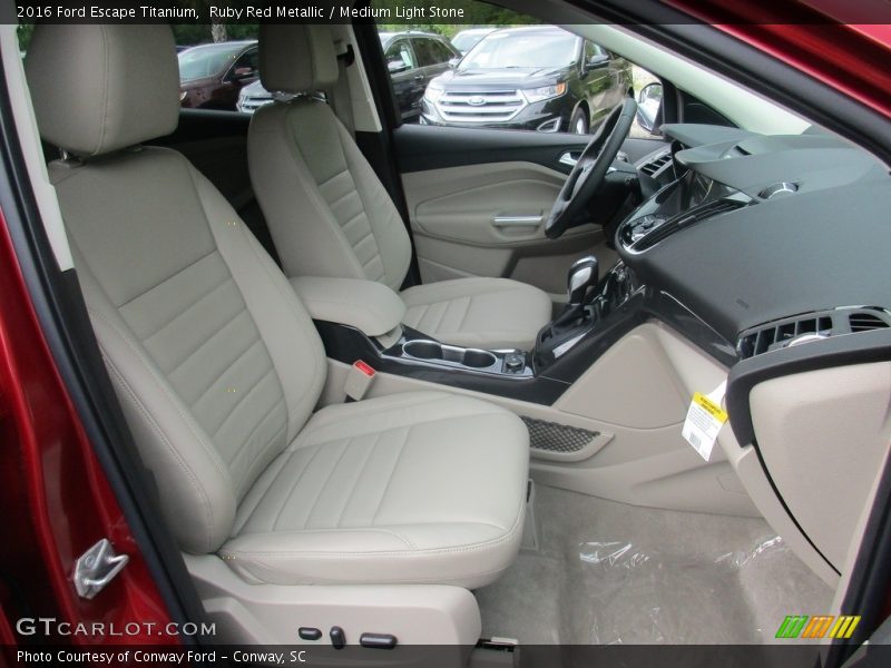Ruby Red Metallic / Medium Light Stone 2016 Ford Escape Titanium
