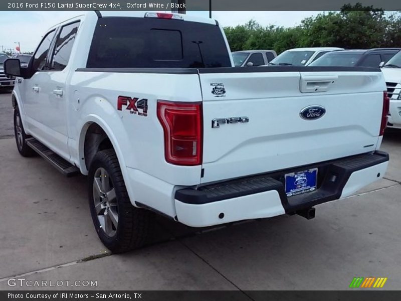 Oxford White / Black 2016 Ford F150 Lariat SuperCrew 4x4