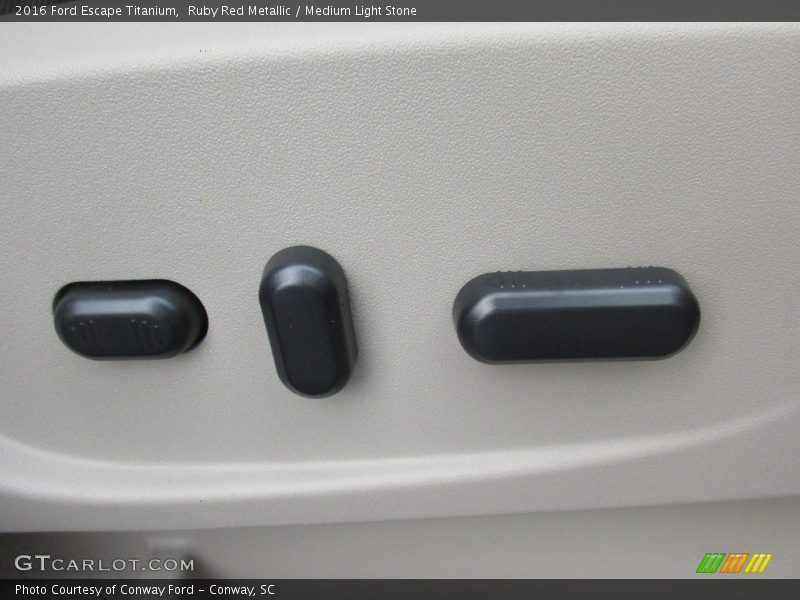 Ruby Red Metallic / Medium Light Stone 2016 Ford Escape Titanium