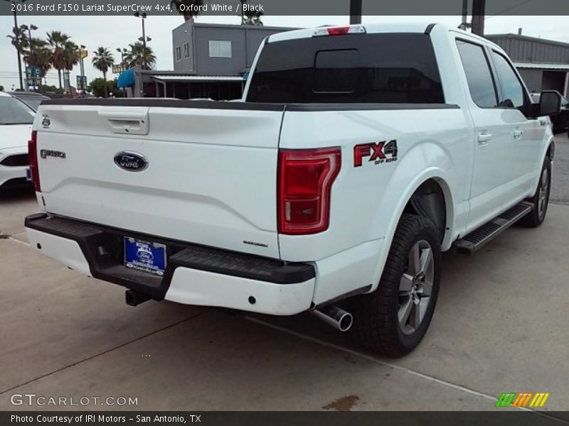 Oxford White / Black 2016 Ford F150 Lariat SuperCrew 4x4
