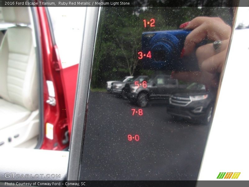 Ruby Red Metallic / Medium Light Stone 2016 Ford Escape Titanium