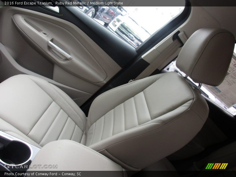 Ruby Red Metallic / Medium Light Stone 2016 Ford Escape Titanium