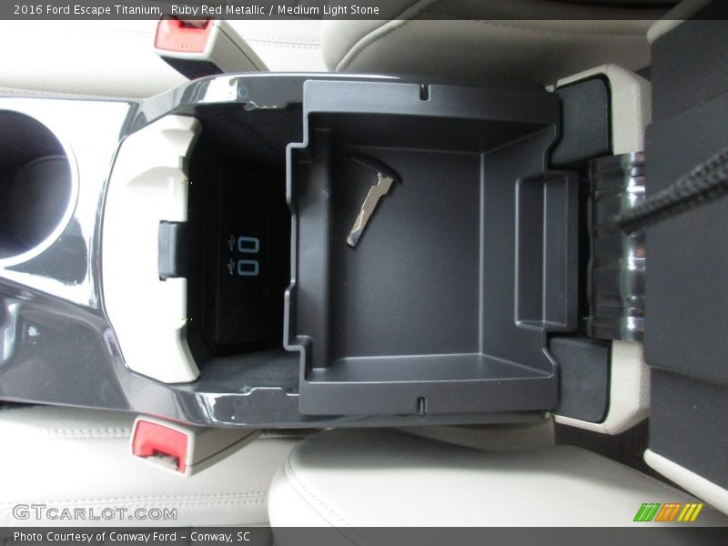 Ruby Red Metallic / Medium Light Stone 2016 Ford Escape Titanium