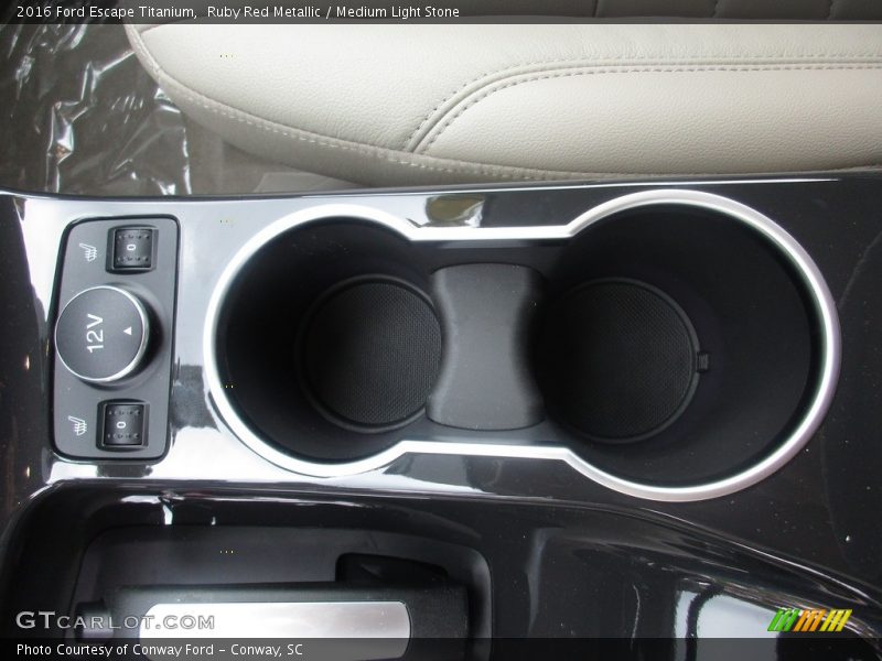 Ruby Red Metallic / Medium Light Stone 2016 Ford Escape Titanium