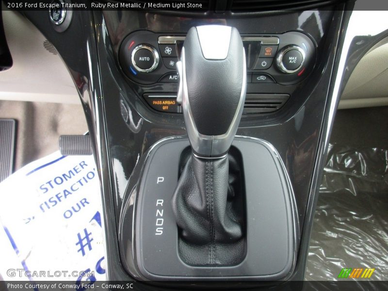 Ruby Red Metallic / Medium Light Stone 2016 Ford Escape Titanium