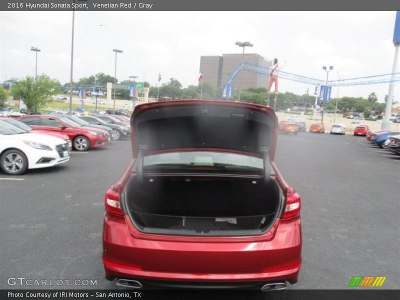 Venetian Red / Gray 2016 Hyundai Sonata Sport