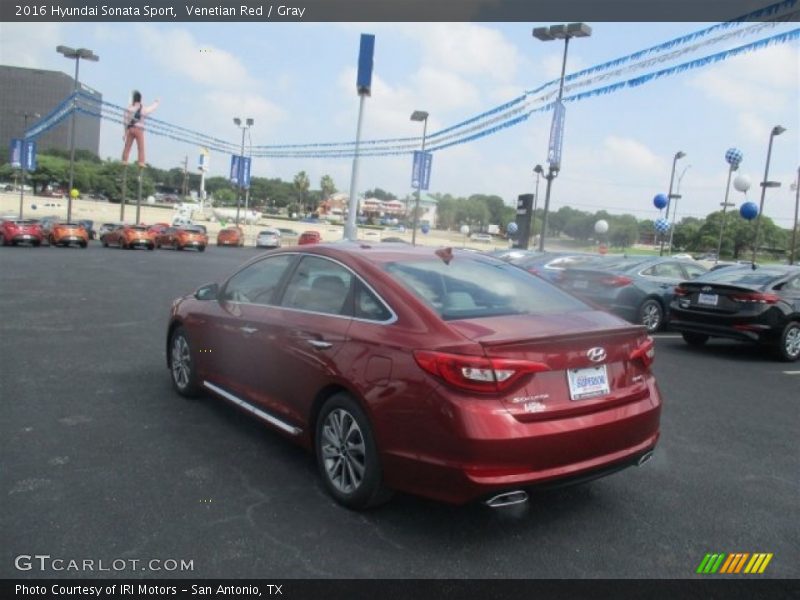Venetian Red / Gray 2016 Hyundai Sonata Sport