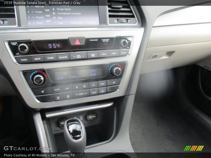 Venetian Red / Gray 2016 Hyundai Sonata Sport