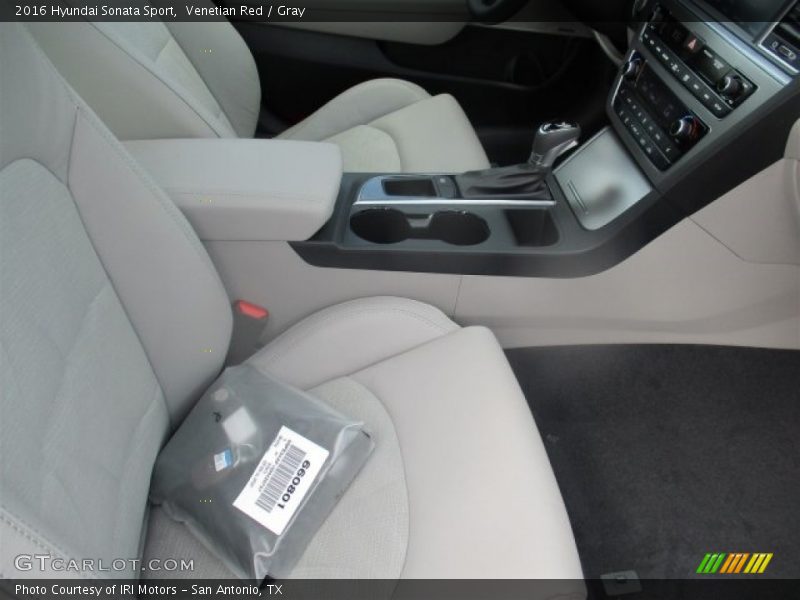 Venetian Red / Gray 2016 Hyundai Sonata Sport