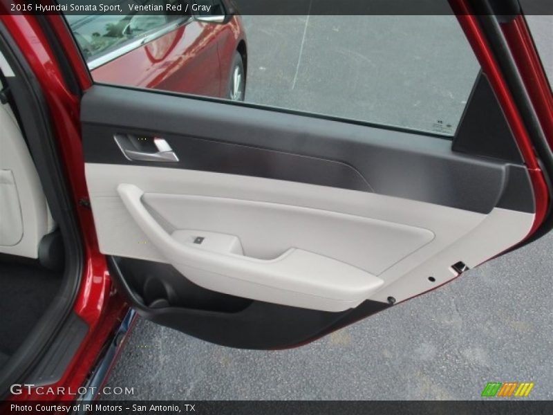 Venetian Red / Gray 2016 Hyundai Sonata Sport