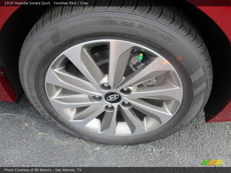 Venetian Red / Gray 2016 Hyundai Sonata Sport