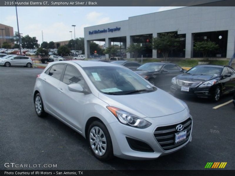 Symphony Air Silver / Black 2016 Hyundai Elantra GT