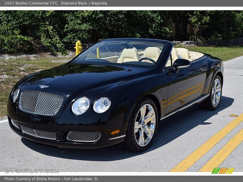 Diamond Black / Magnolia 2007 Bentley Continental GTC