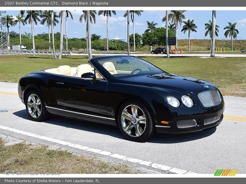 Diamond Black / Magnolia 2007 Bentley Continental GTC