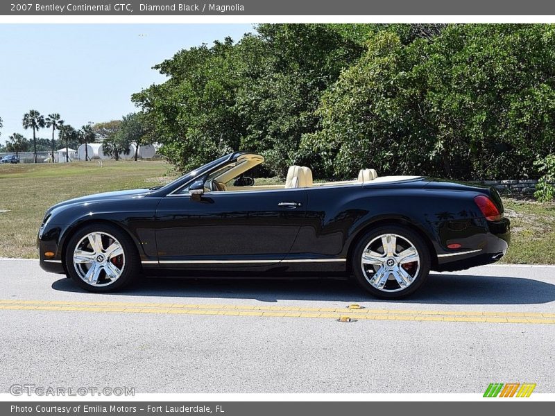 Diamond Black / Magnolia 2007 Bentley Continental GTC