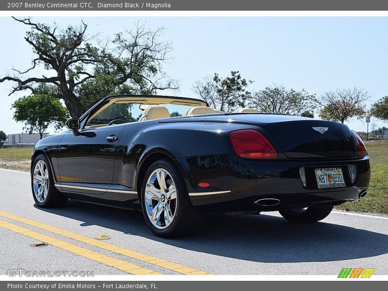 Diamond Black / Magnolia 2007 Bentley Continental GTC