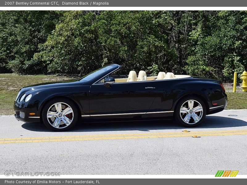 Diamond Black / Magnolia 2007 Bentley Continental GTC