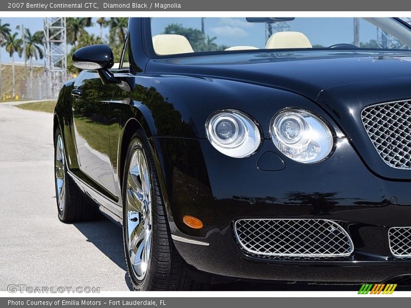 Diamond Black / Magnolia 2007 Bentley Continental GTC