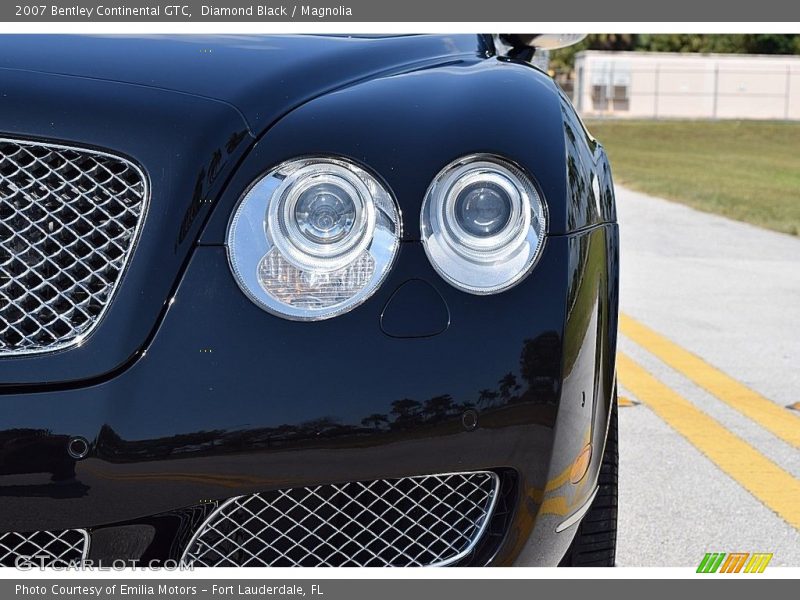 Diamond Black / Magnolia 2007 Bentley Continental GTC