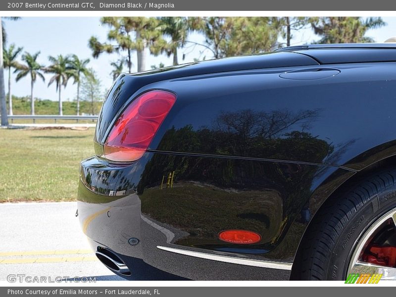 Diamond Black / Magnolia 2007 Bentley Continental GTC