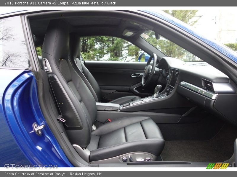 Aqua Blue Metallic / Black 2013 Porsche 911 Carrera 4S Coupe