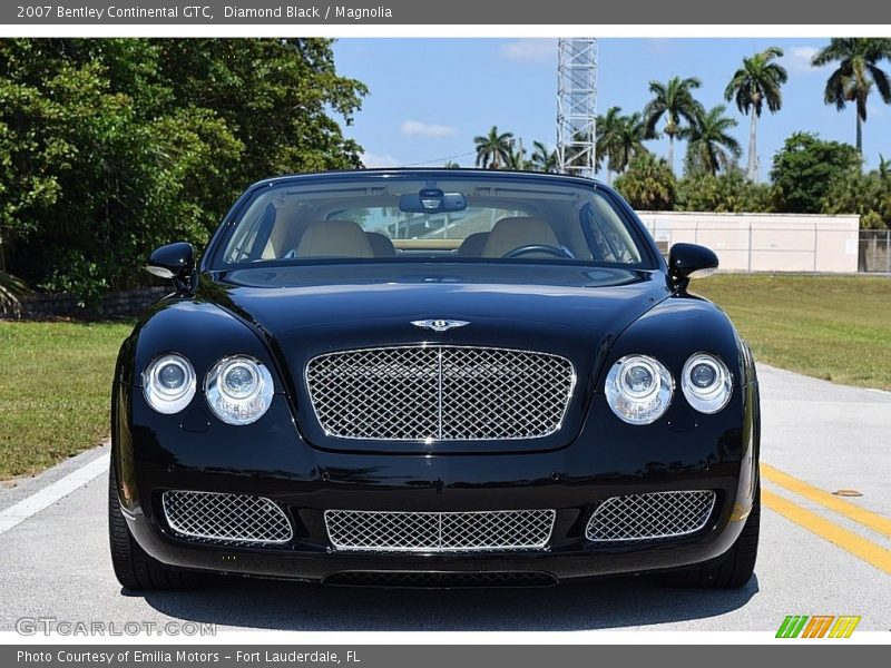 Diamond Black / Magnolia 2007 Bentley Continental GTC