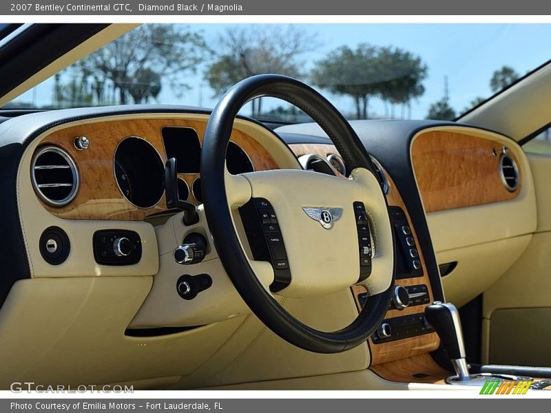 Diamond Black / Magnolia 2007 Bentley Continental GTC