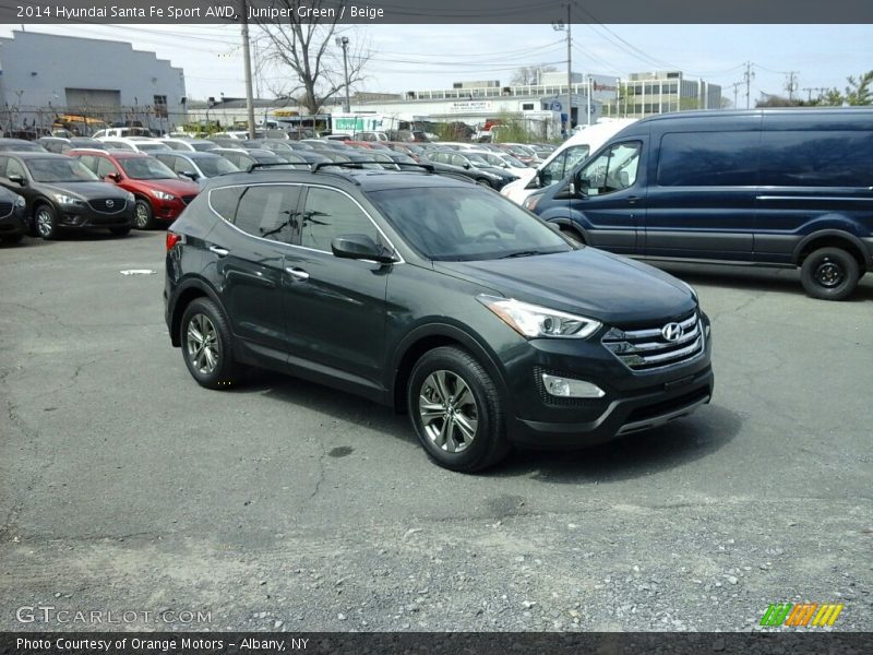 Juniper Green / Beige 2014 Hyundai Santa Fe Sport AWD