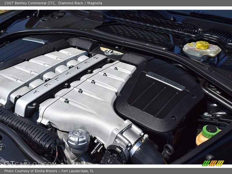 Diamond Black / Magnolia 2007 Bentley Continental GTC