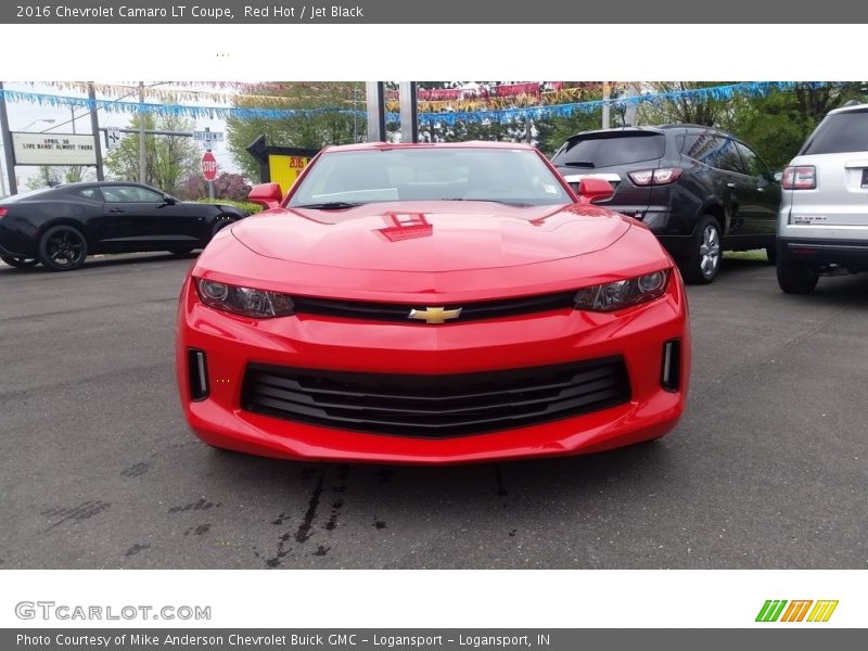 Red Hot / Jet Black 2016 Chevrolet Camaro LT Coupe