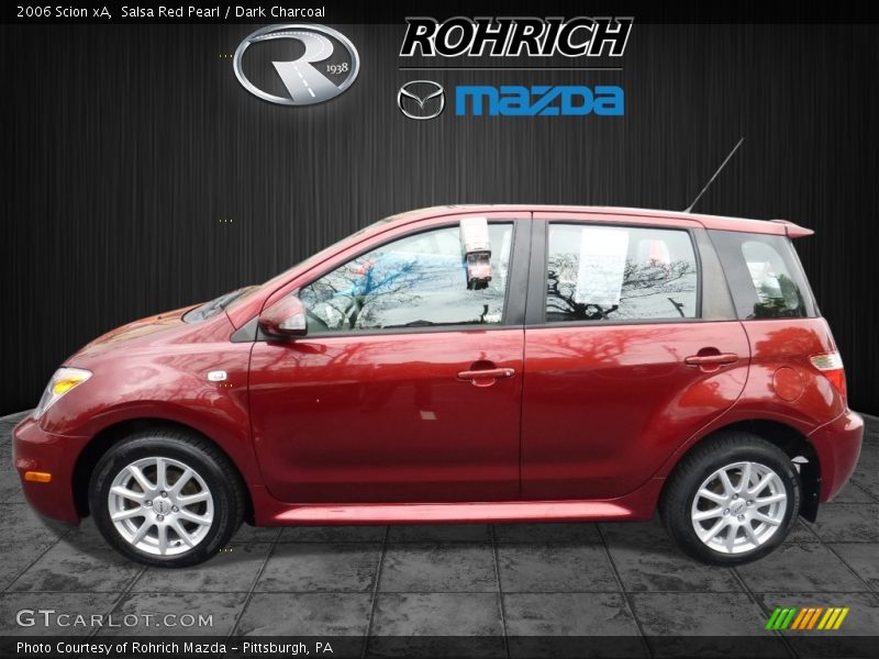 Salsa Red Pearl / Dark Charcoal 2006 Scion xA